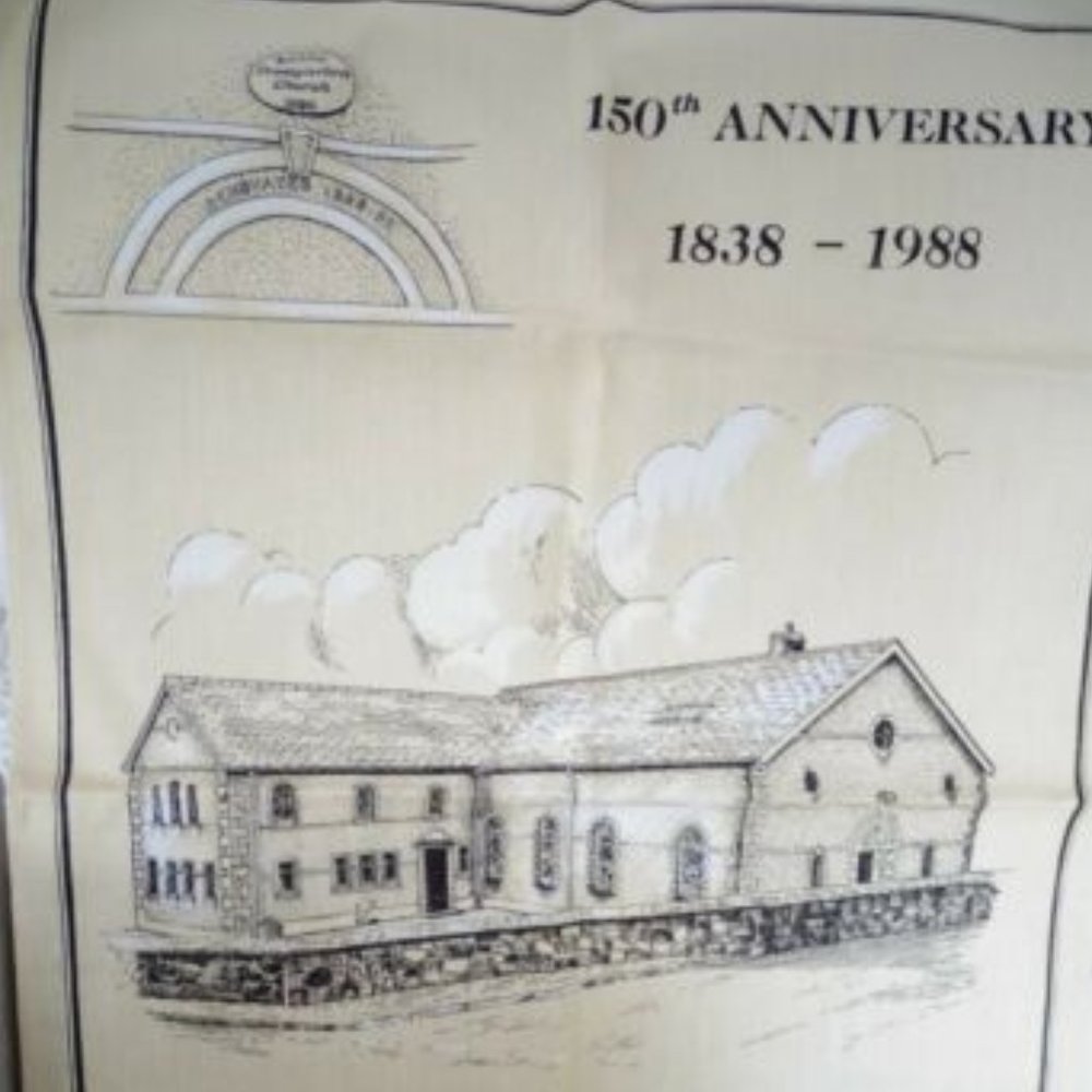 Raloo Presbyterian Church Celebrating 150 years Linen Tea Towel By Causeway